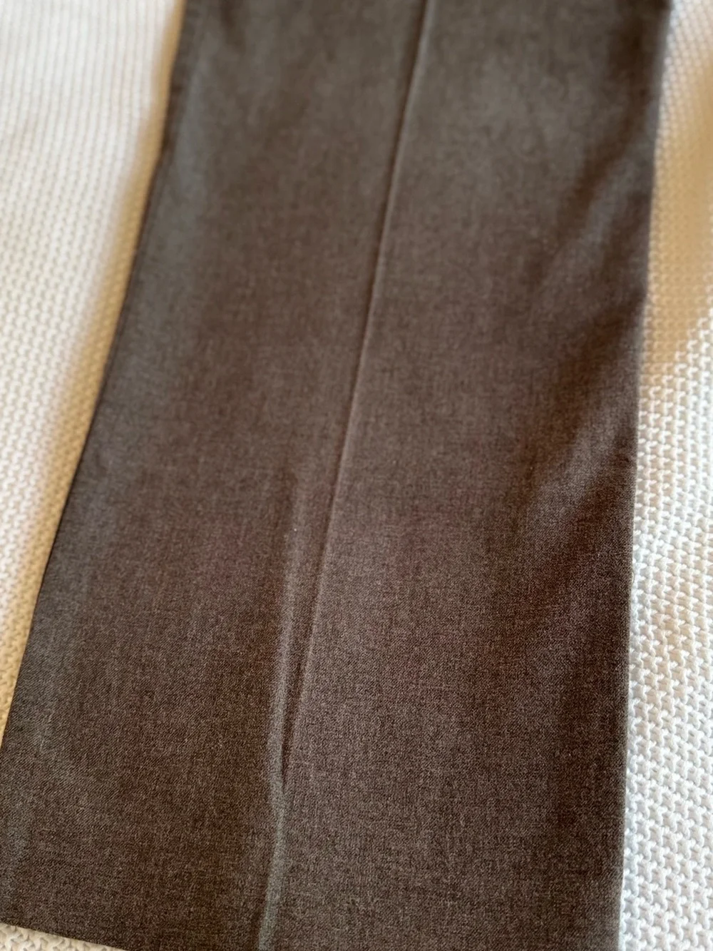 J. CREW Bedford Men's Dress Pants in Charcoal Gray